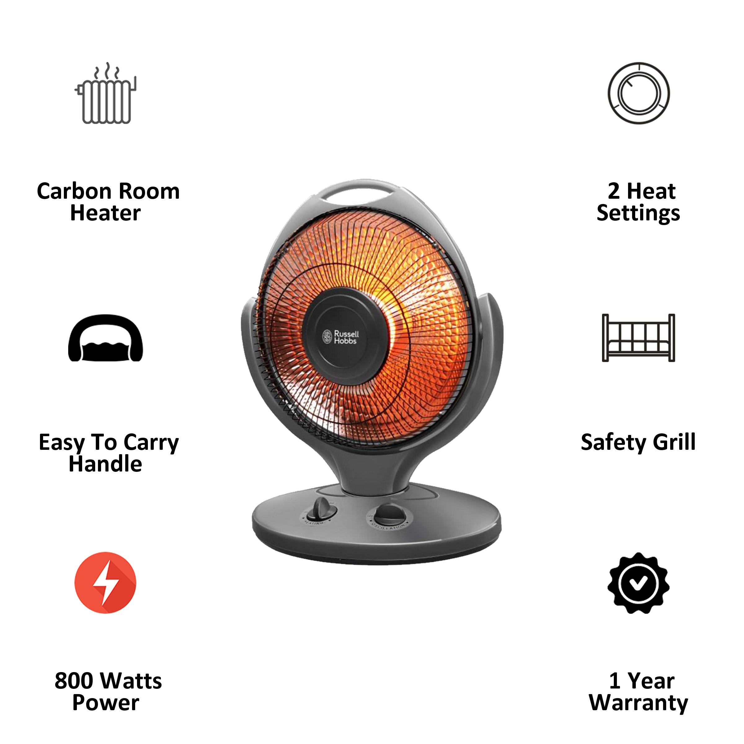 russell hobbs room heater